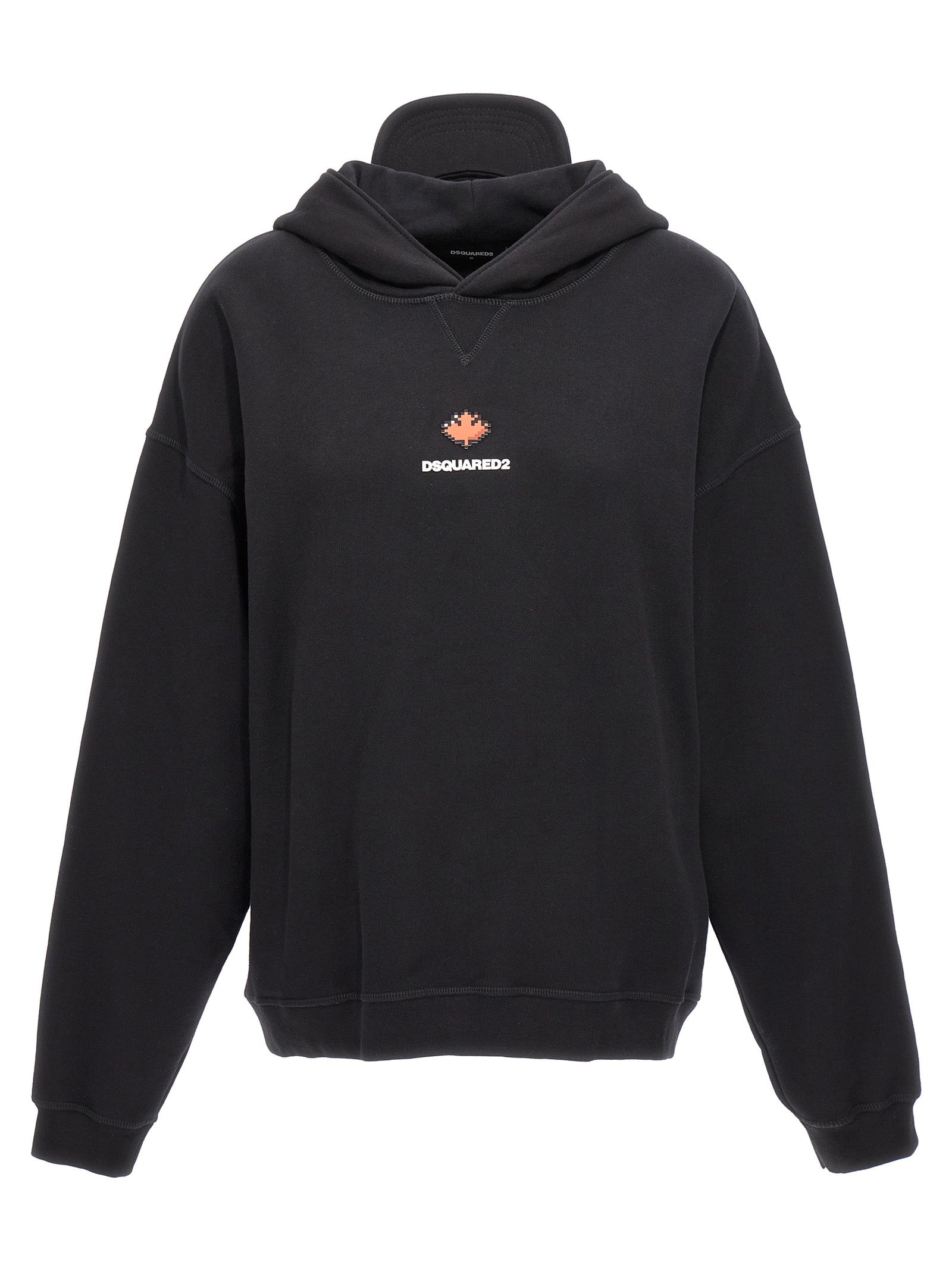 Black Cotton Sweatshirt