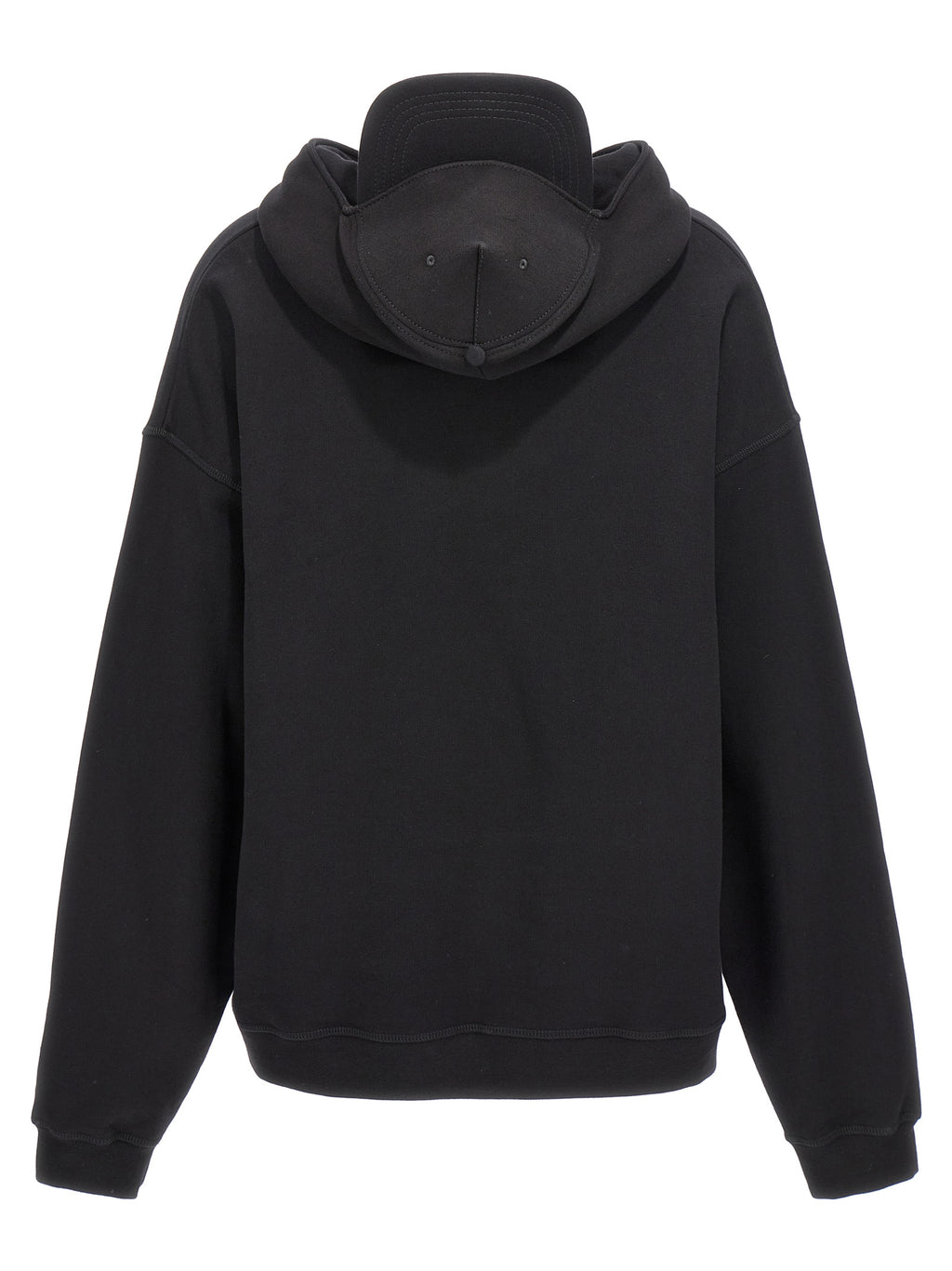 Black Cotton Sweatshirt