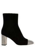 Black Leather Ankle Boots
