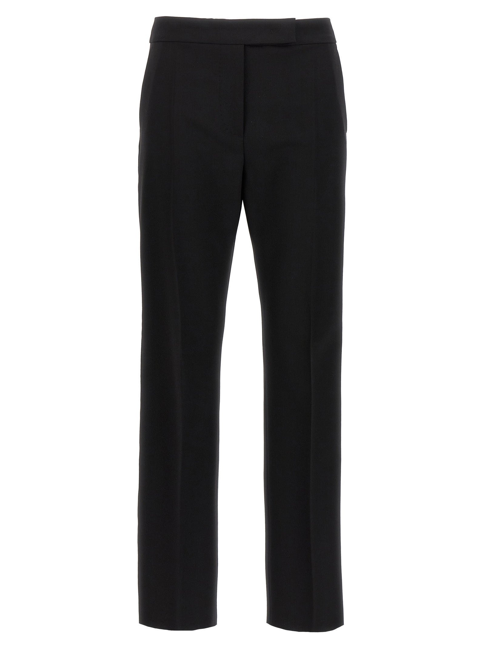 Black Virgin Wool Dress Pants