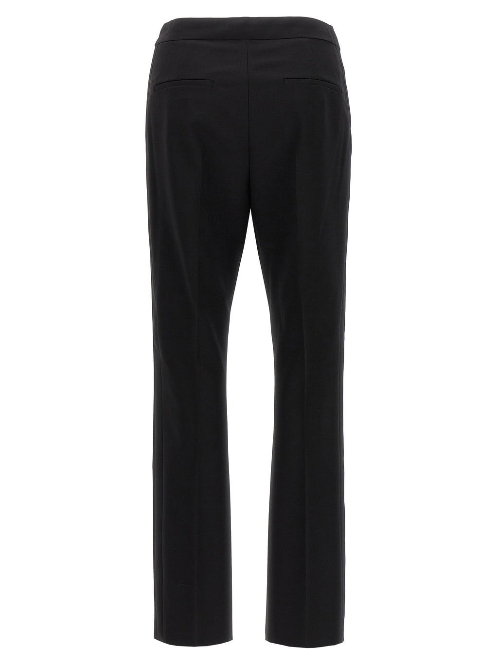 Black Virgin Wool Dress Pants