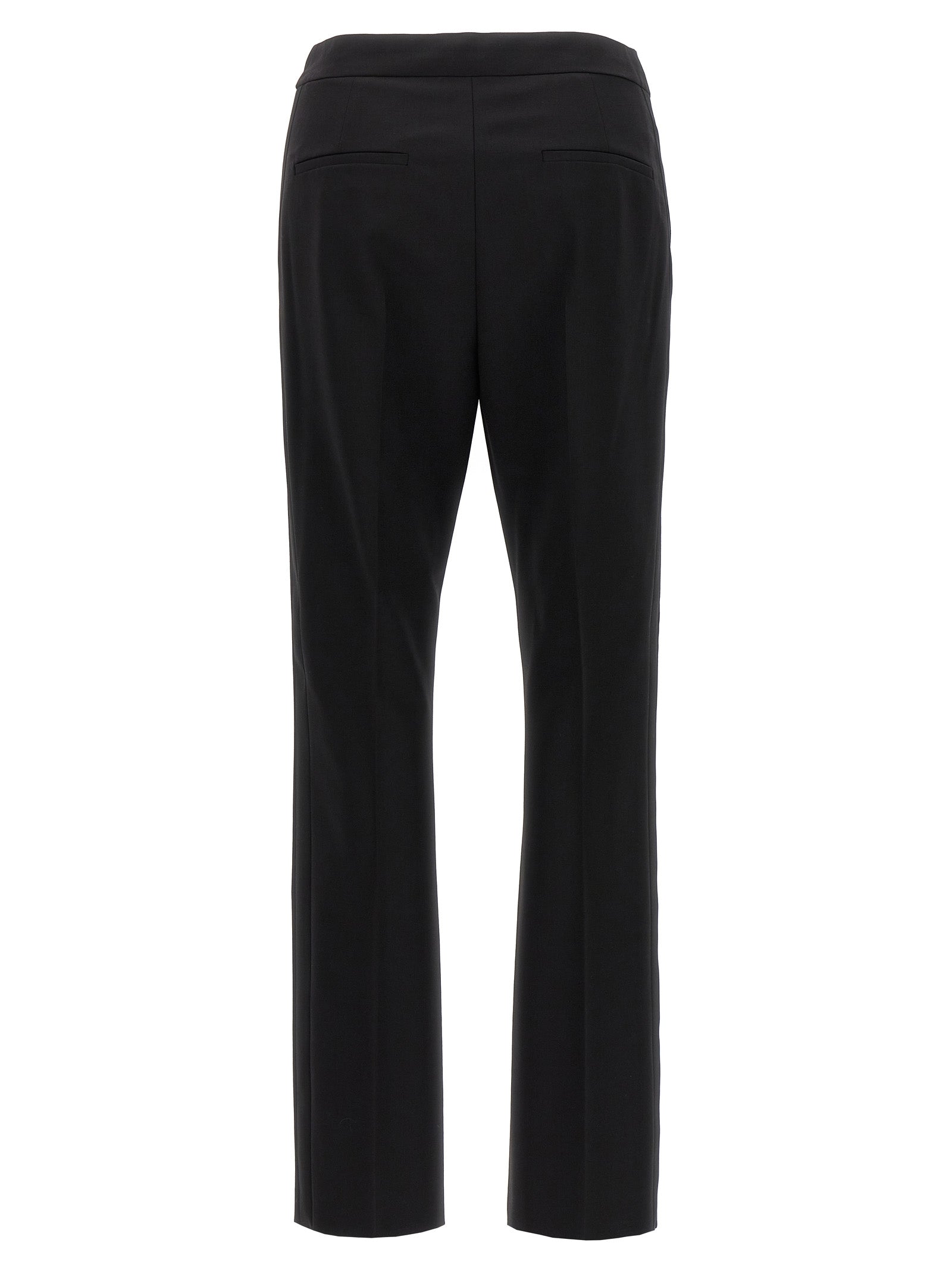 Black Virgin Wool Dress Pants