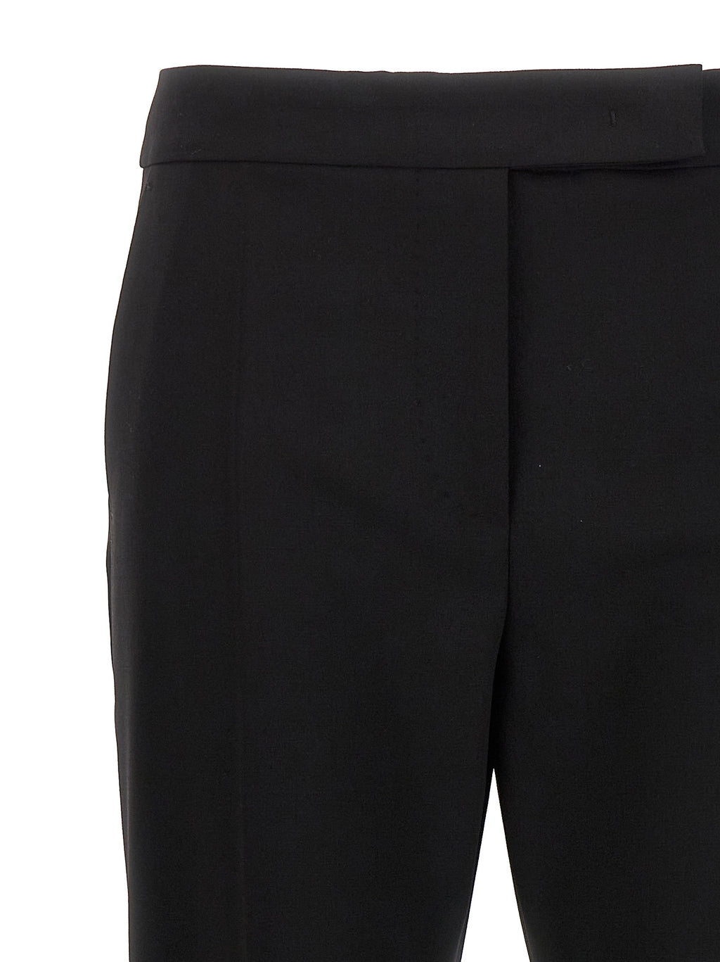 Black Virgin Wool Dress Pants