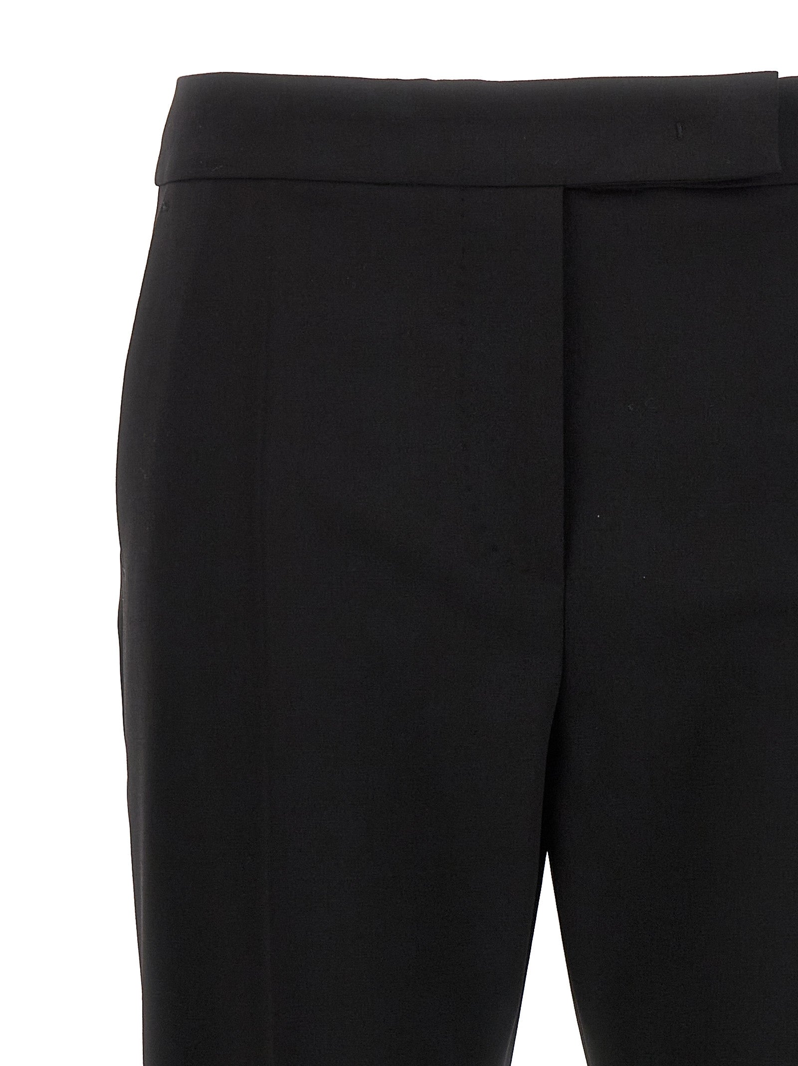 Black Virgin Wool Dress Pants