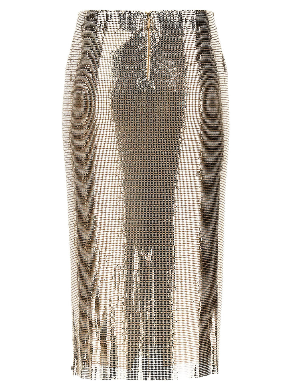 Multicolor Polyester Midi Skirt