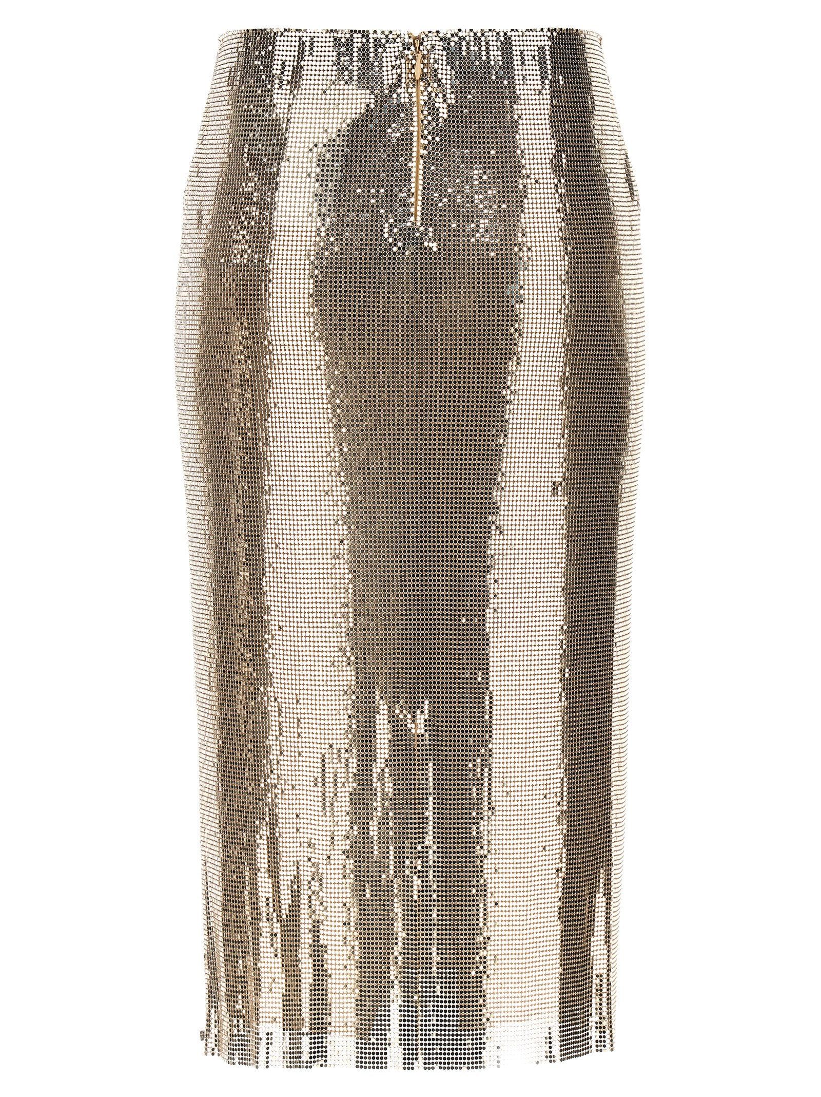 Multicolor Polyester Midi Skirt