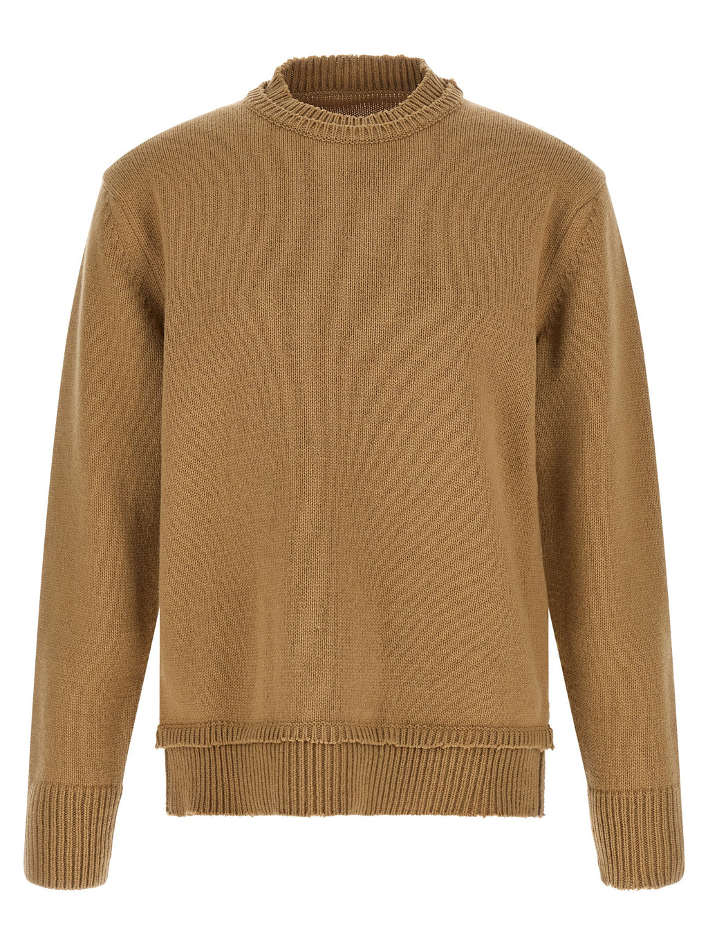 Beige Wool Cardigan