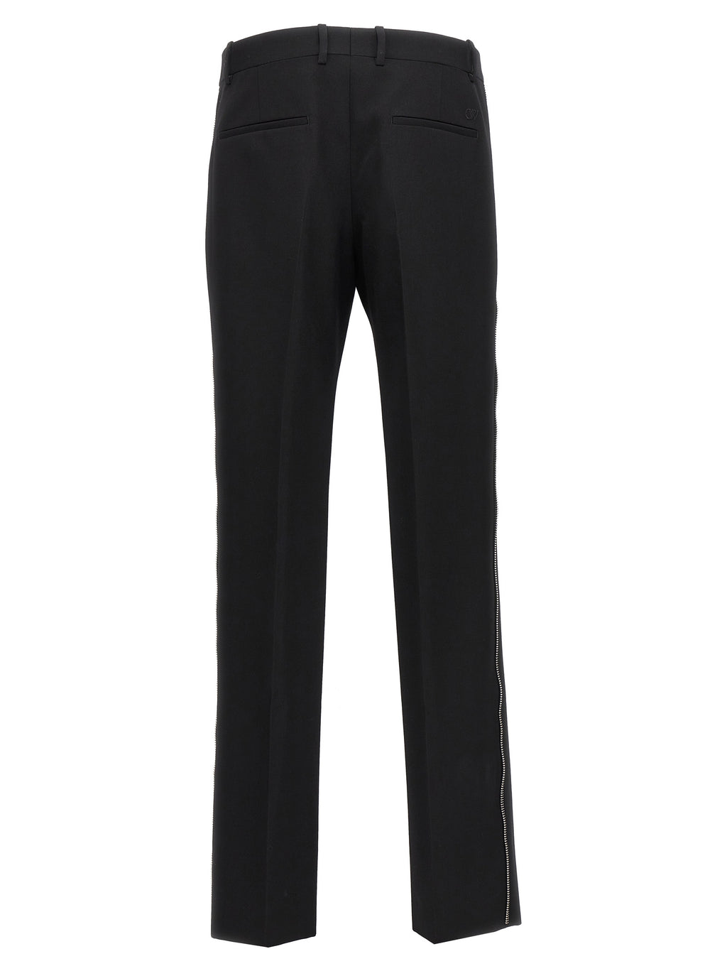 Black Virgin Wool Dress Pants