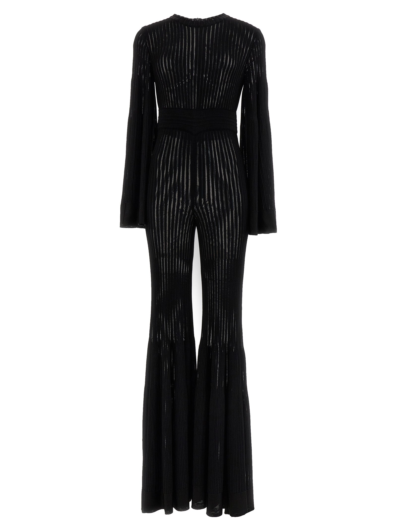 Black Viscose Jumpsuit