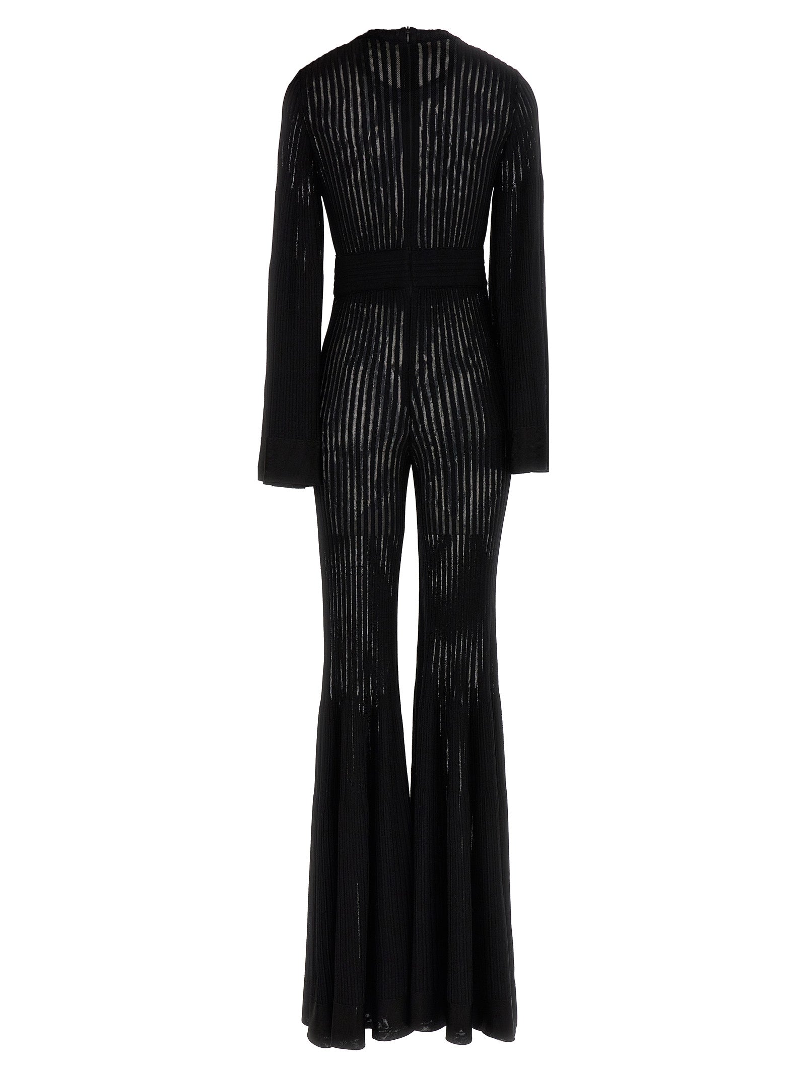 Black Viscose Jumpsuit