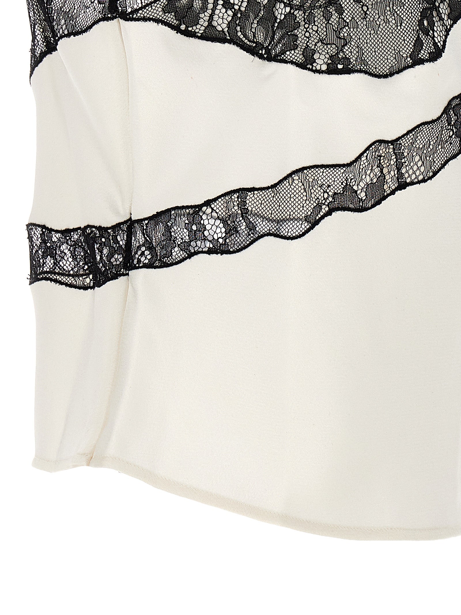 Bicolor Polyester Blouse