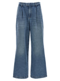 Blue Cotton Jeans Denim