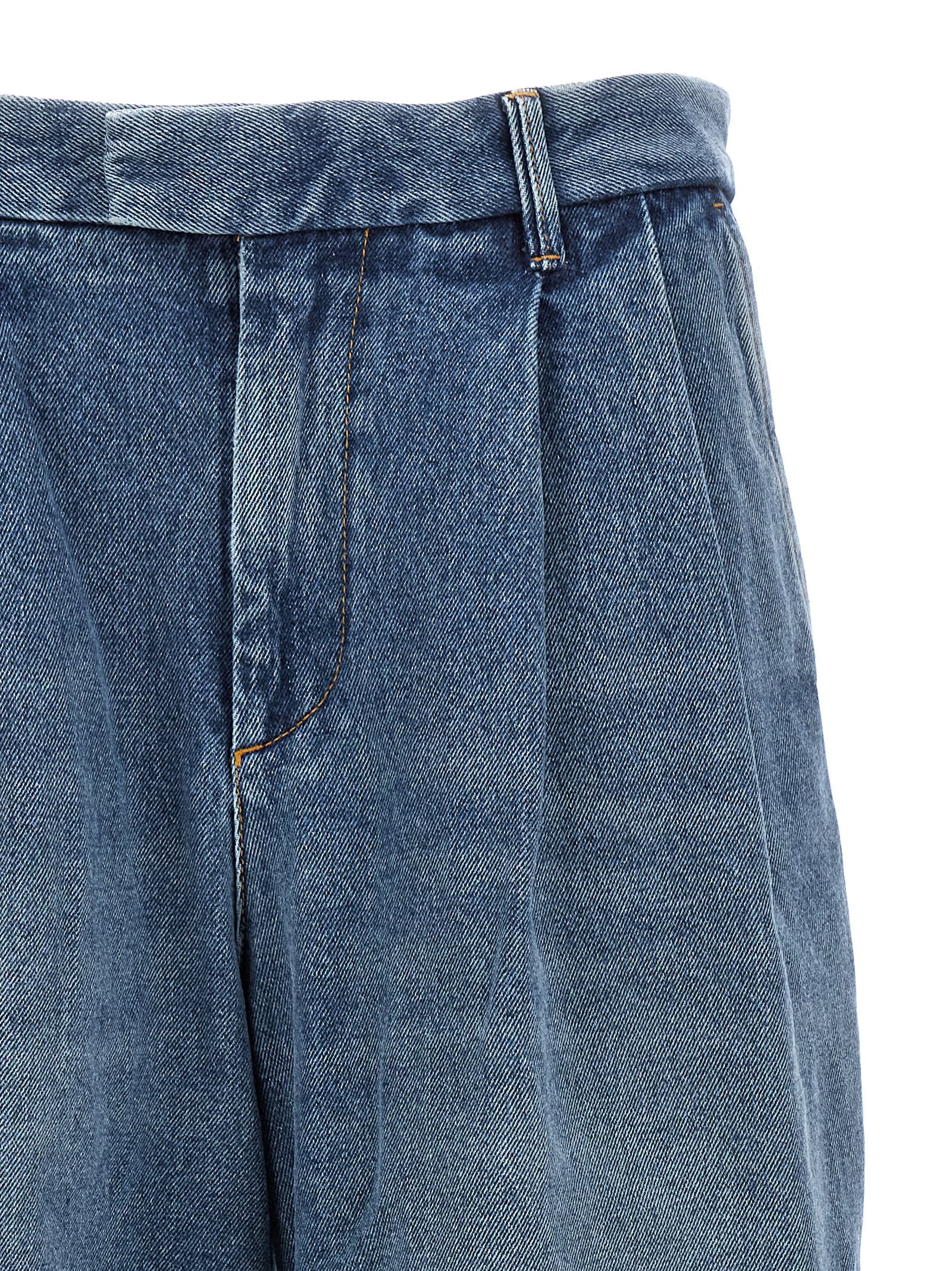 Blue Cotton Jeans Denim