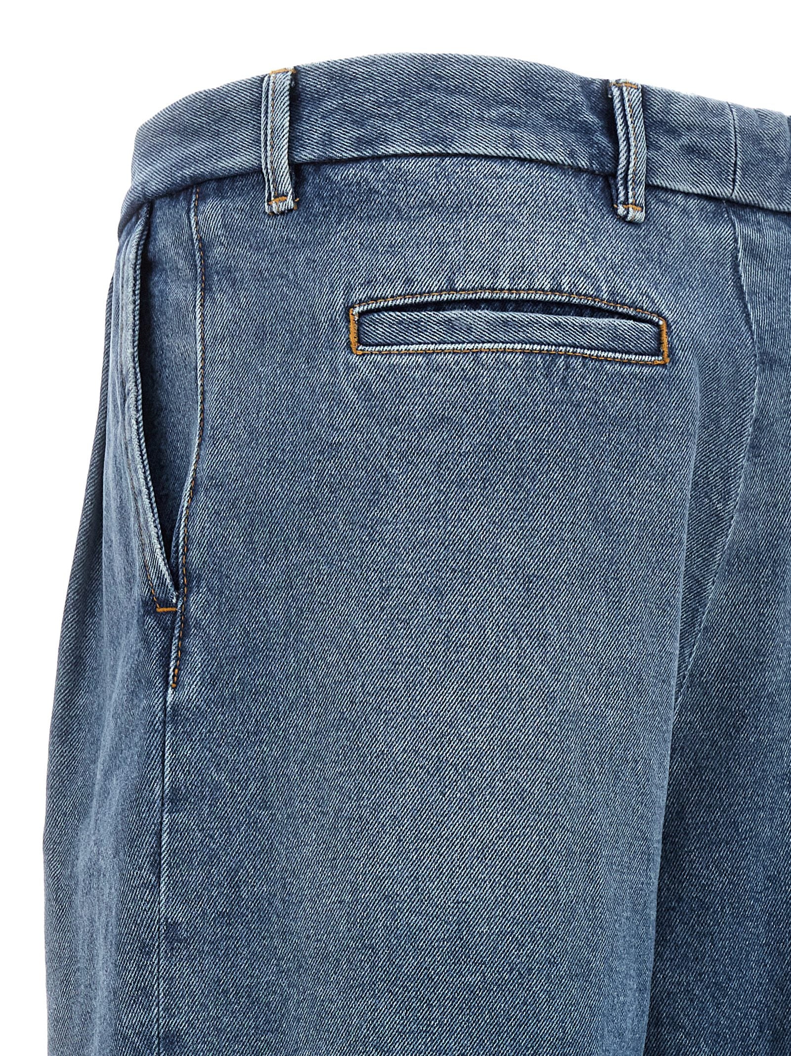 Blue Cotton Jeans Denim