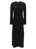 Black Cashmere Long Dress