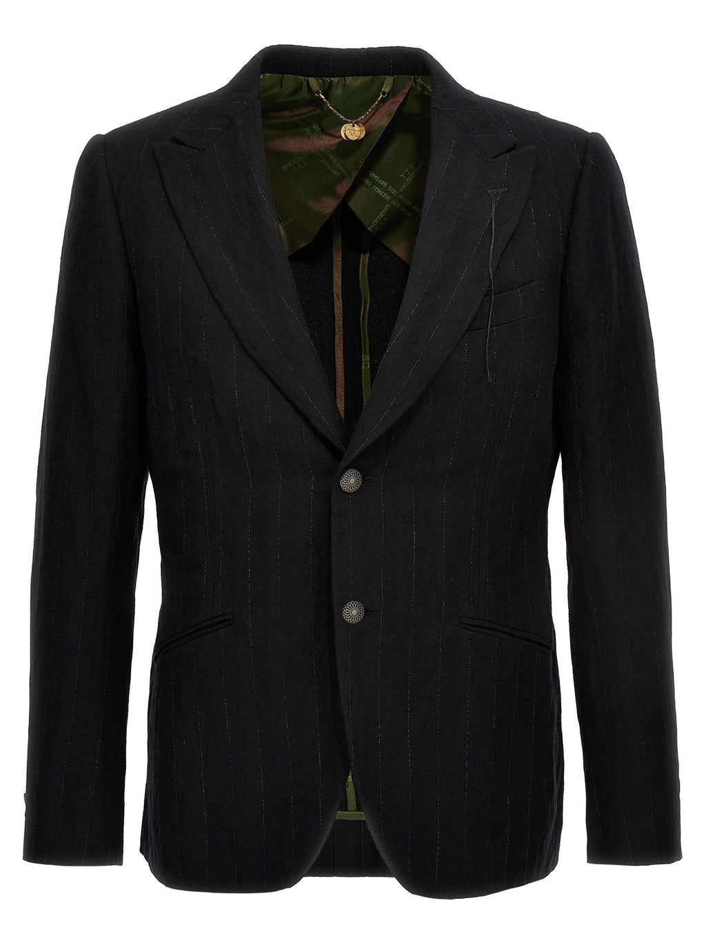Black Cotton Blazer