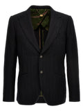 Black Cotton Blazer