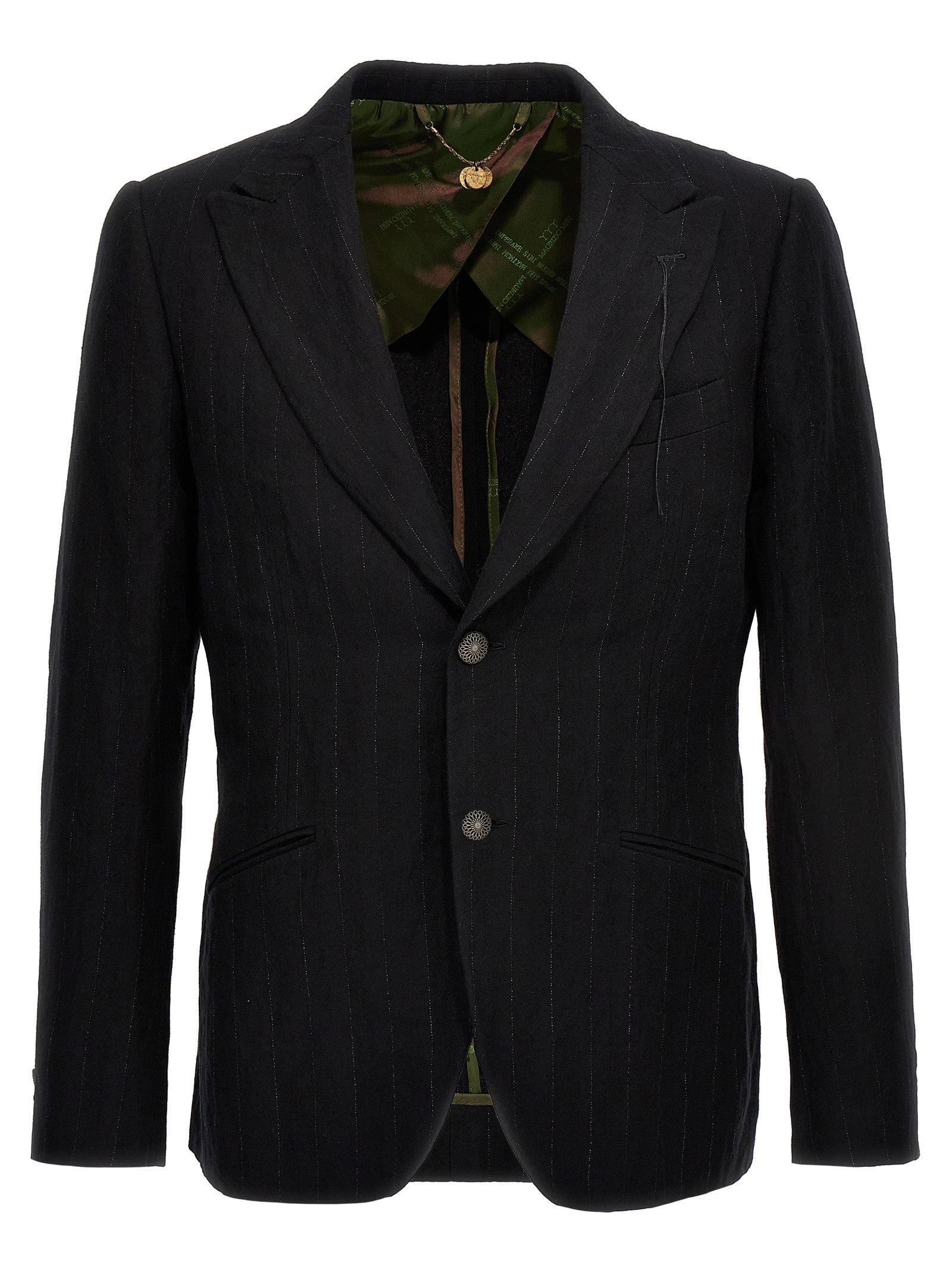 Black Cotton Blazer