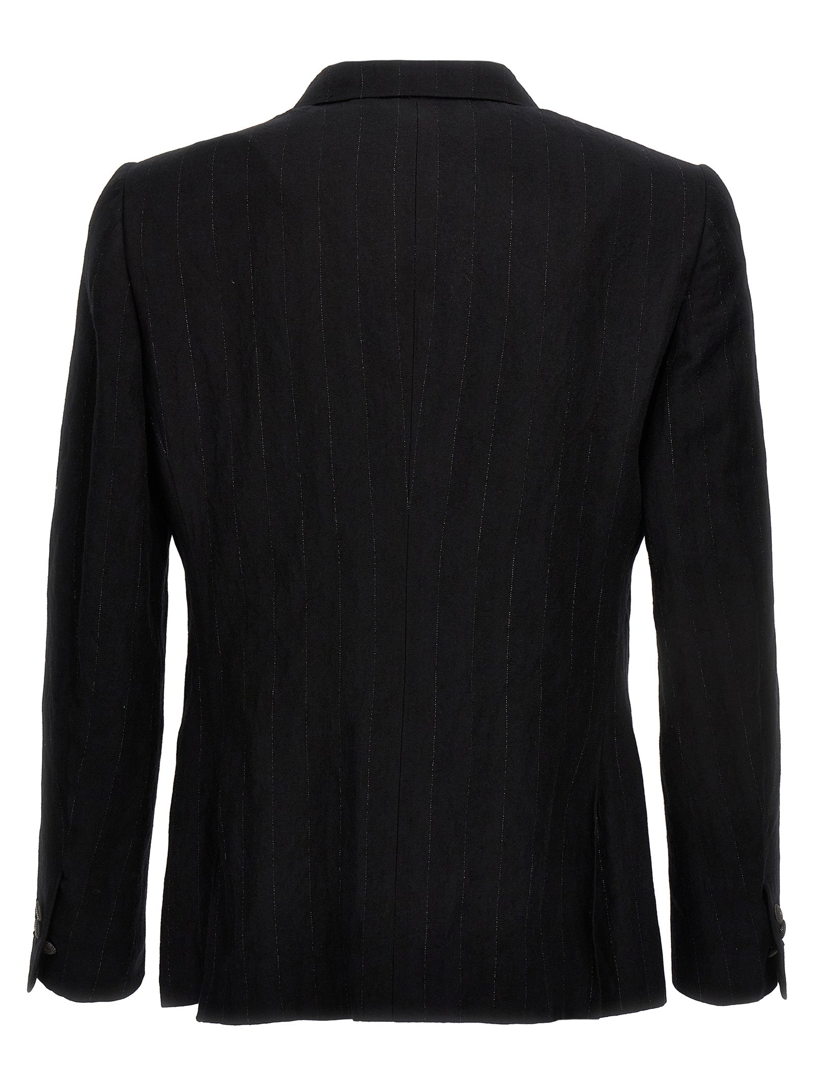 Black Cotton Blazer