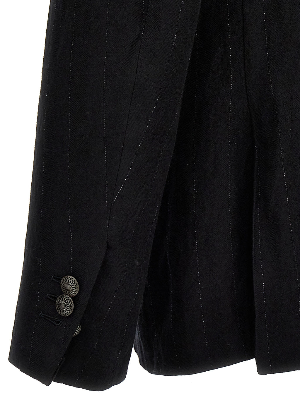 Black Cotton Blazer