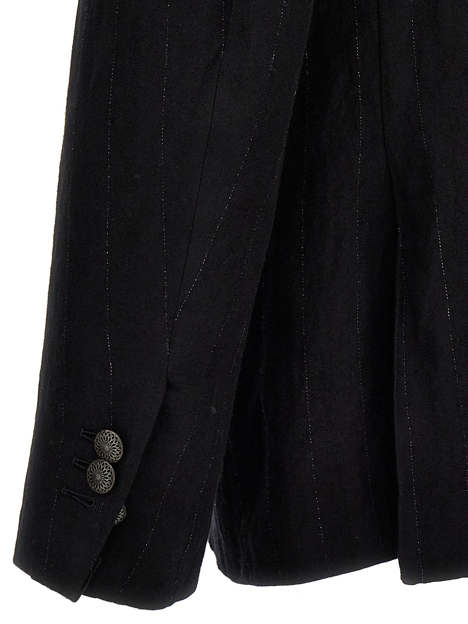Black Cotton Blazer