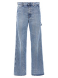 Blue Cotton Relaxed Fit Jeans
