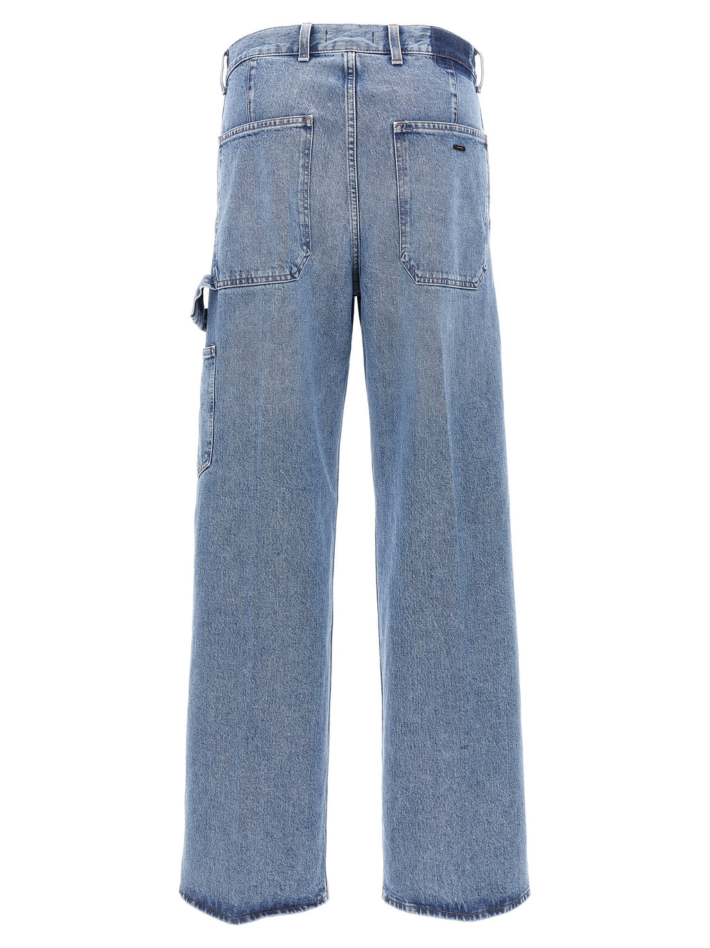 Blue Cotton Relaxed Fit Jeans