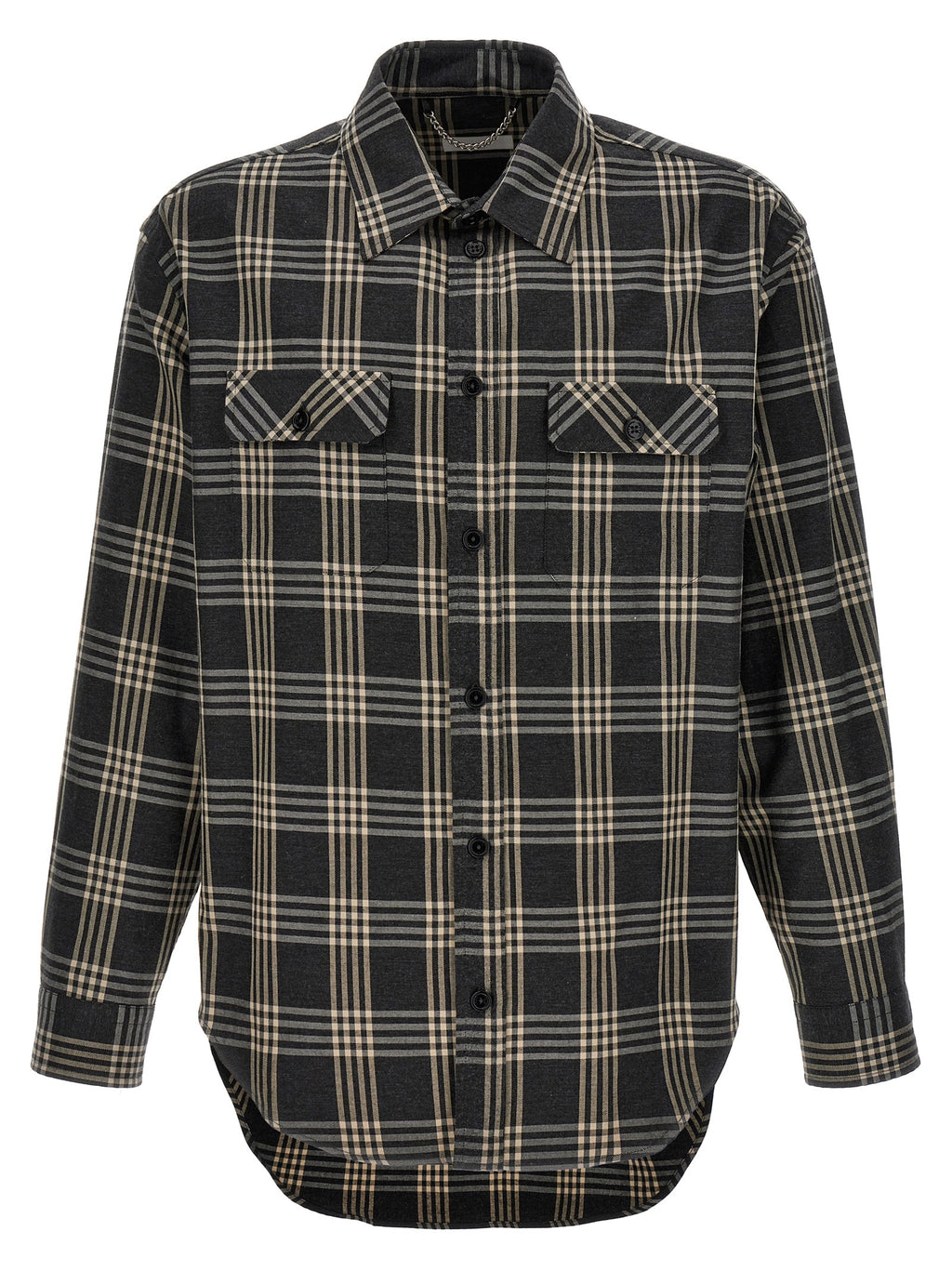 Gray Cotton Blouse