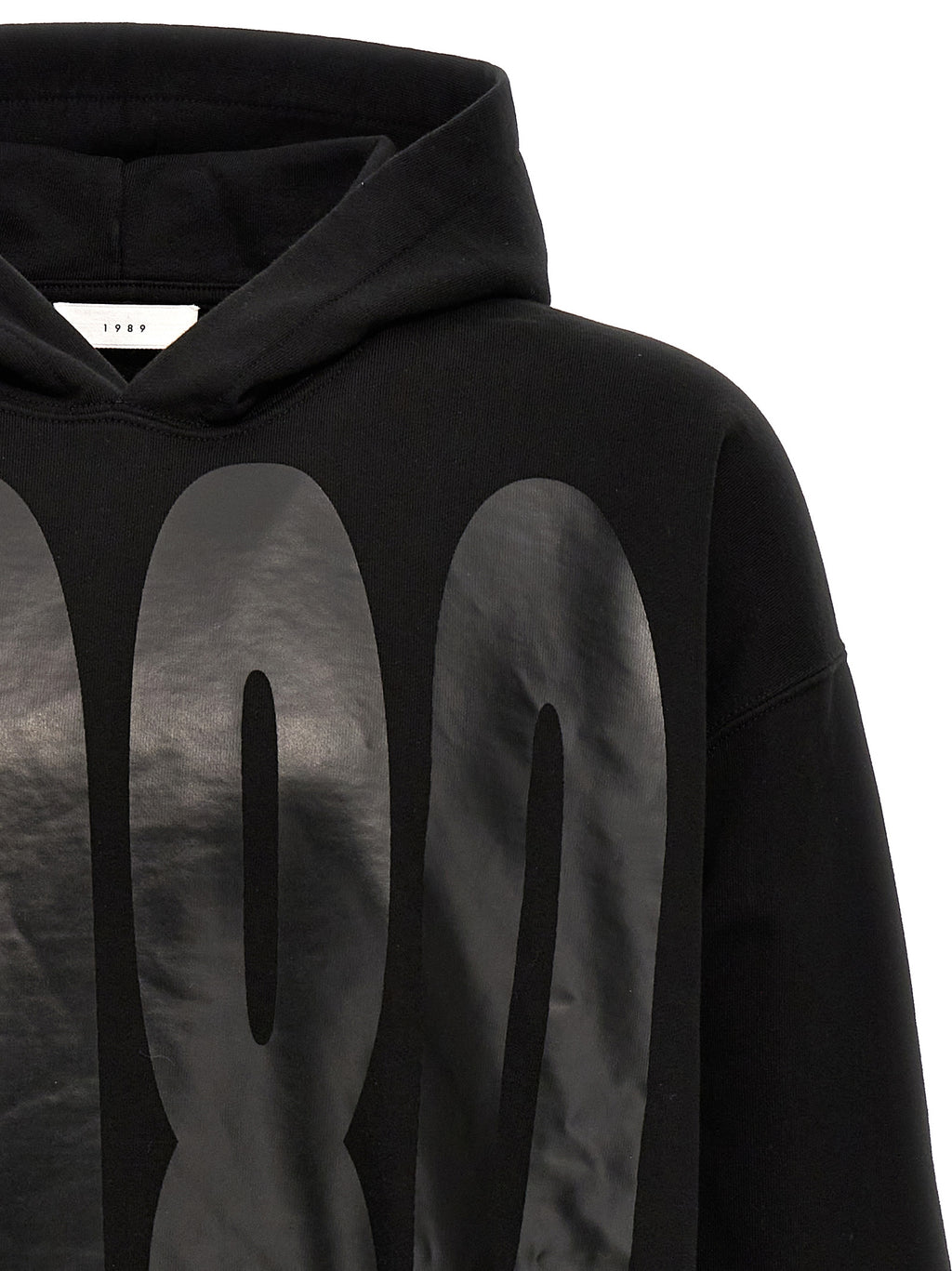 Black Cotton Sweatshirt