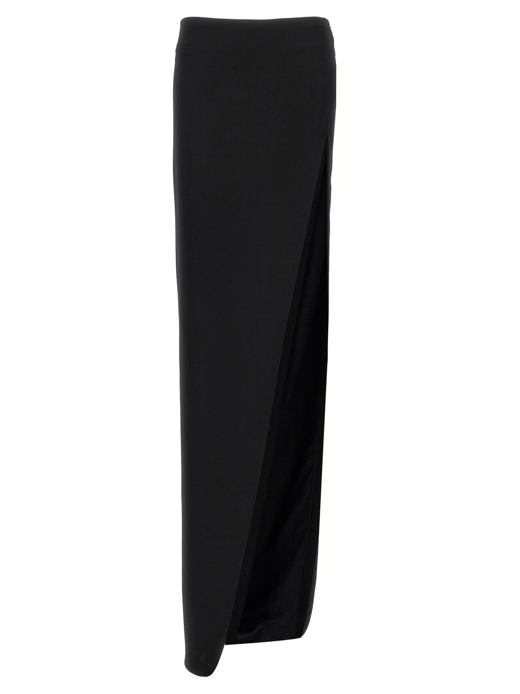 Black Lamb Leather Mini Skirt