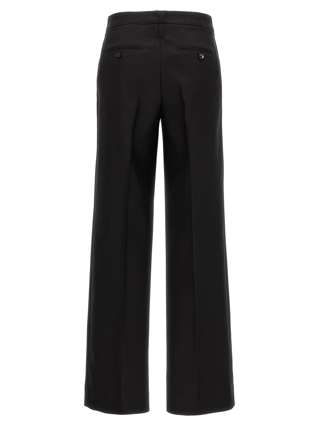 Black Virgin Wool Dress Pants