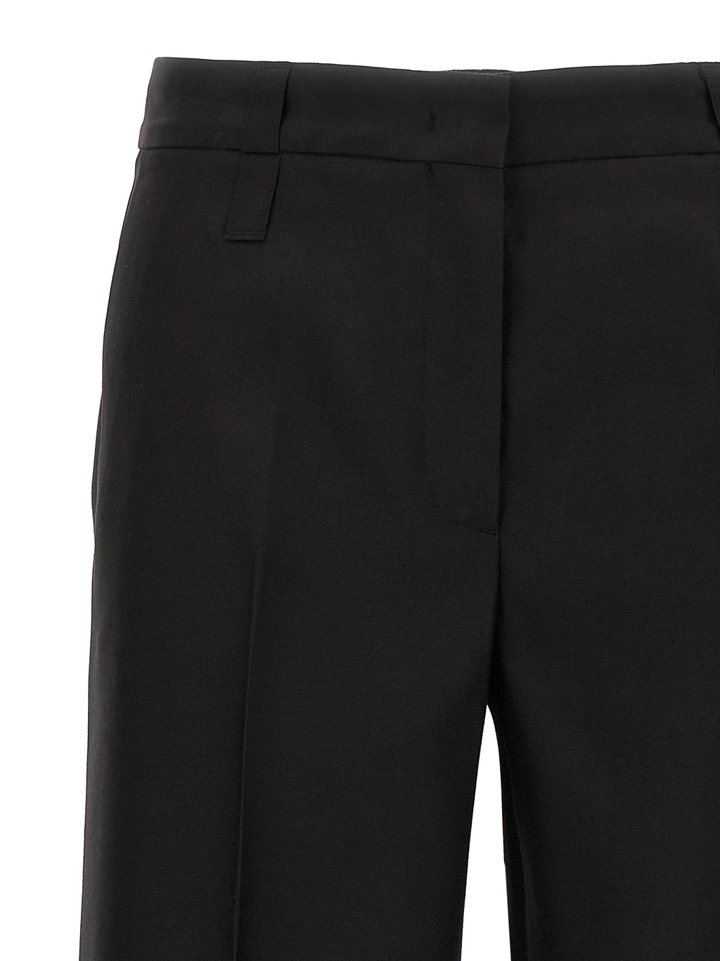 Black Virgin Wool Dress Pants