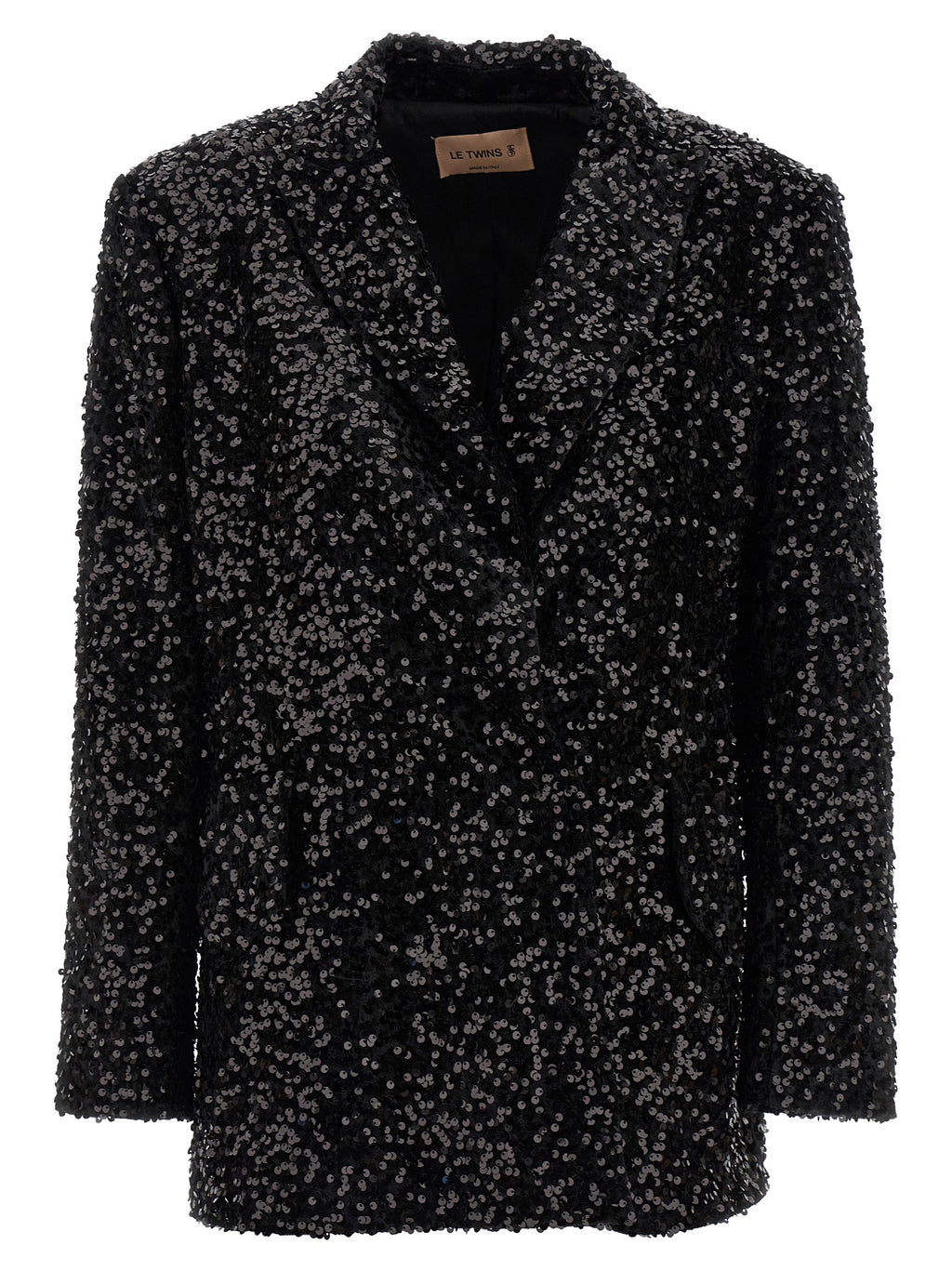 Black Polyester Blazer