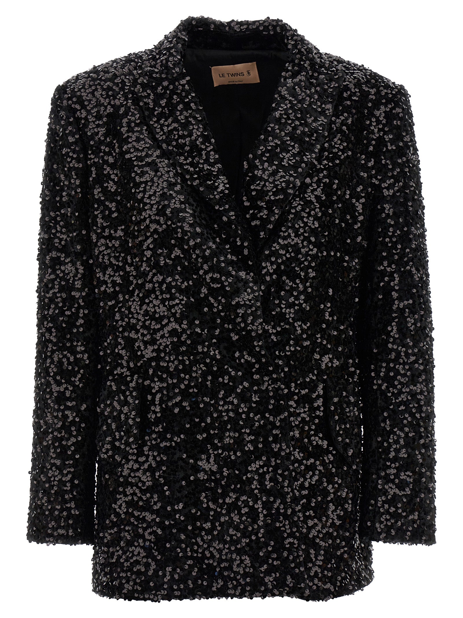 Black Polyester Blazer