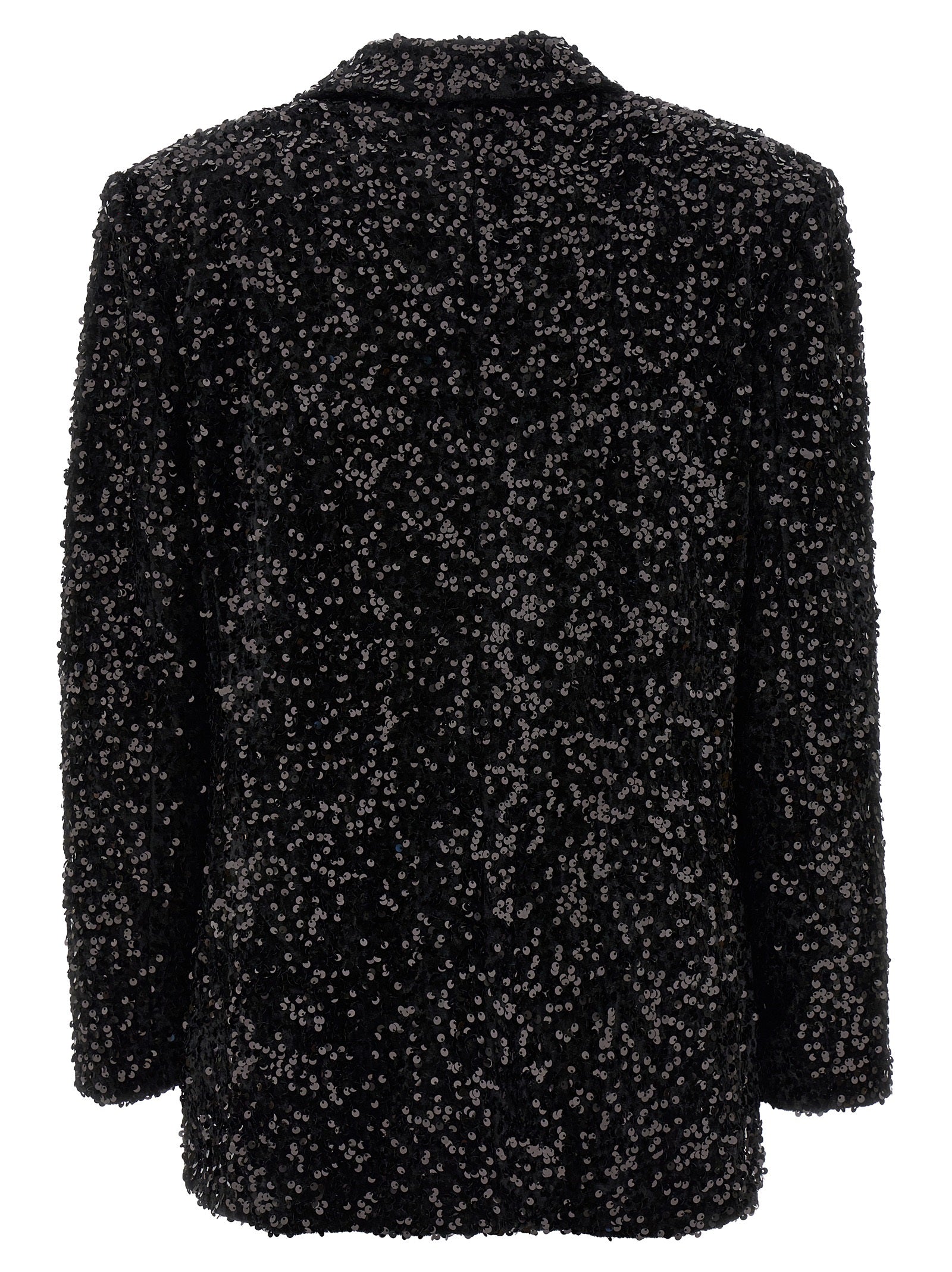 Black Polyester Blazer
