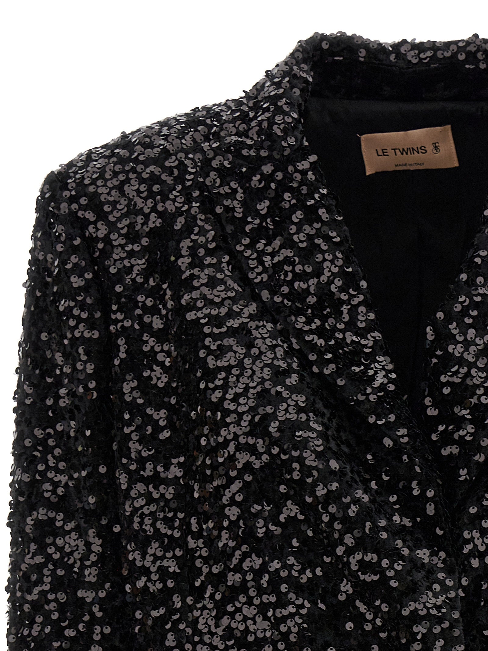 Black Polyester Blazer