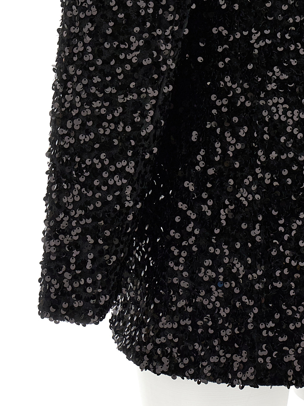 Black Polyester Blazer