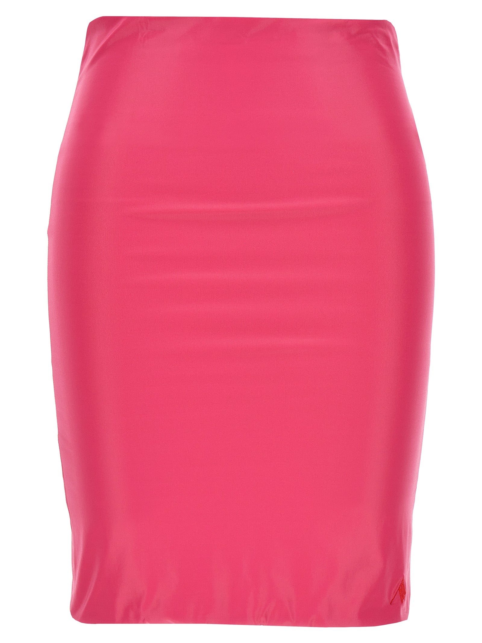 Fuchsia Polyamide Long Skirt