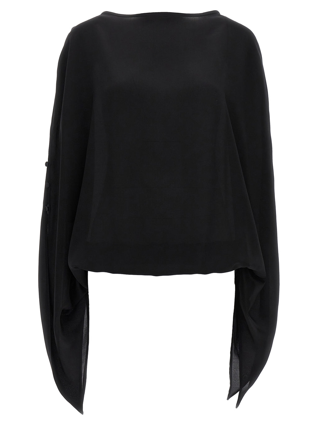 Black Silk Blouse