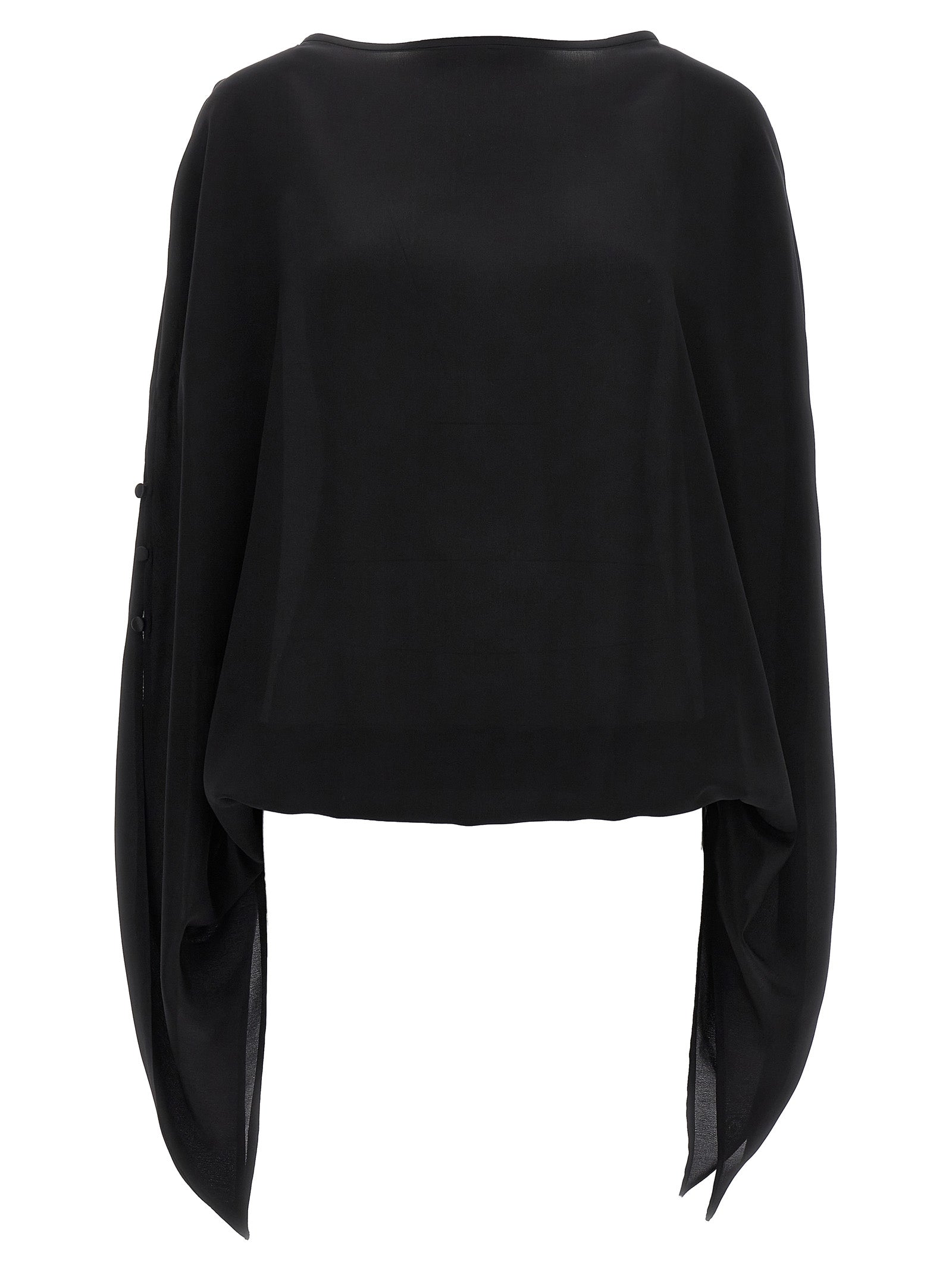 Black Silk Blouse