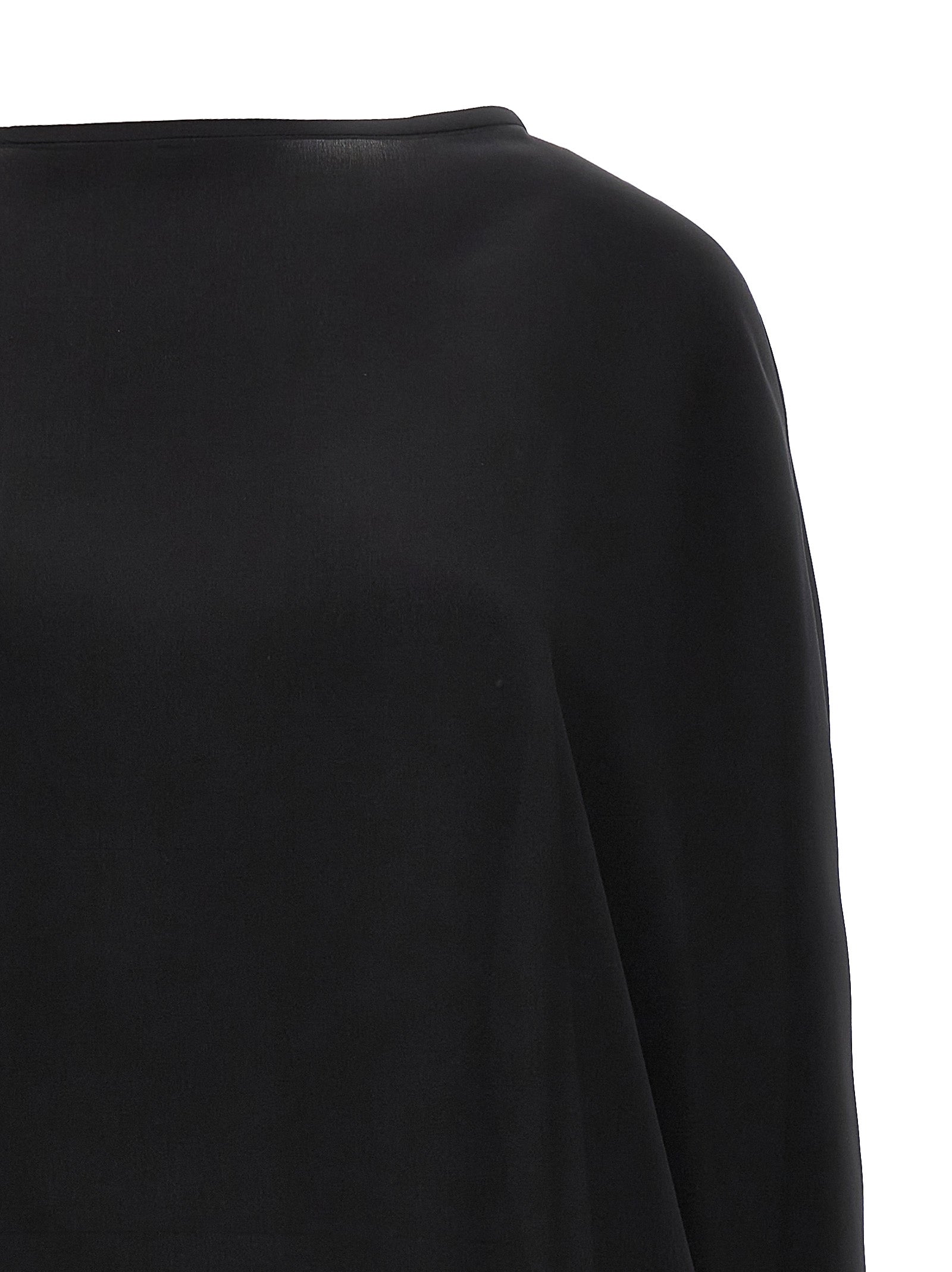 Black Silk Blouse