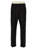 Bicolor Wool Casual Pants