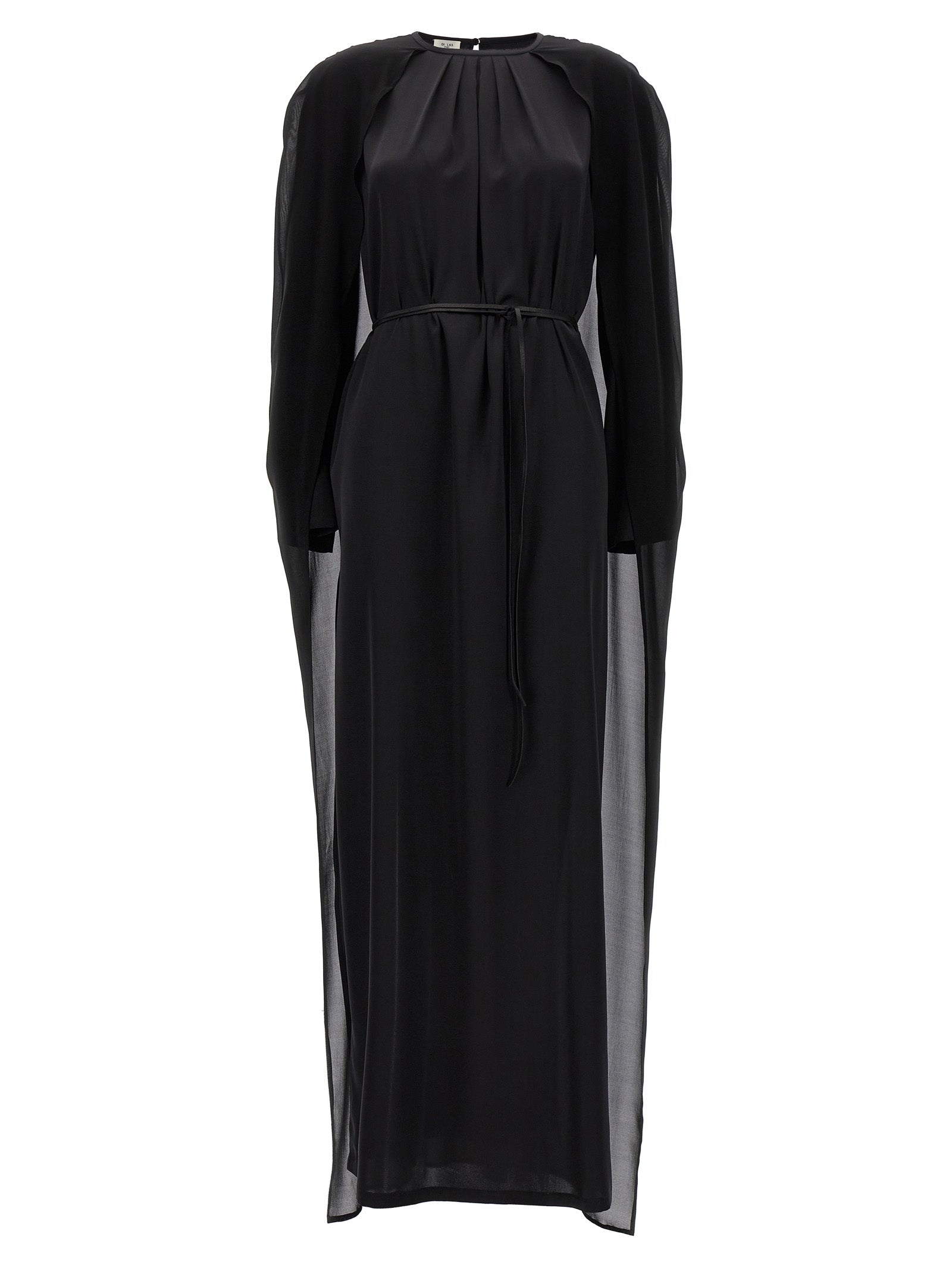 Black Silk Long Dress