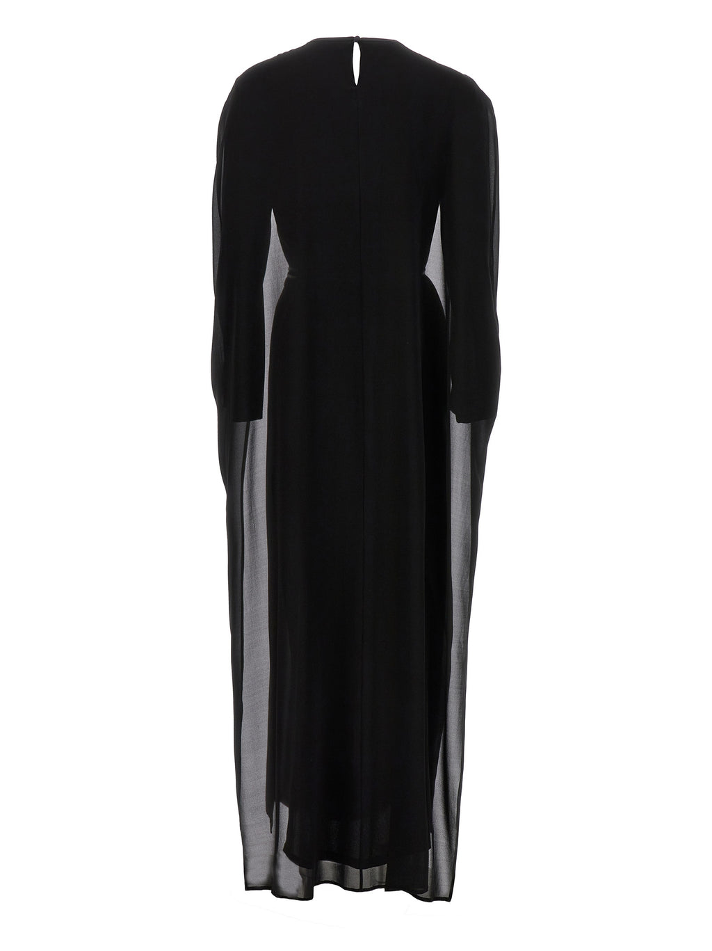 Black Silk Long Dress