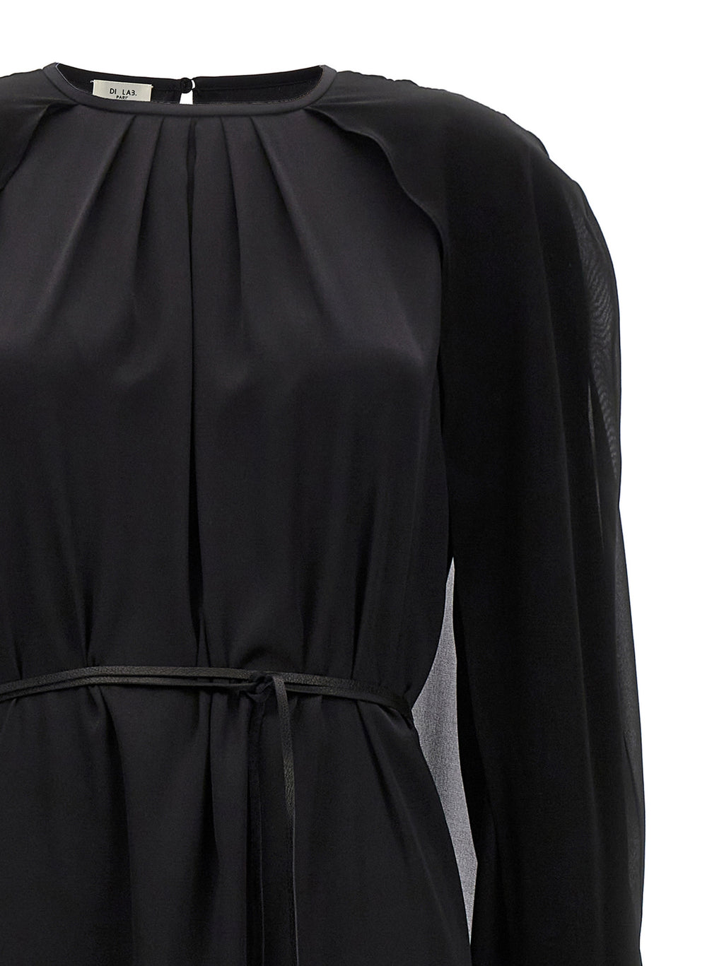 Black Silk Long Dress