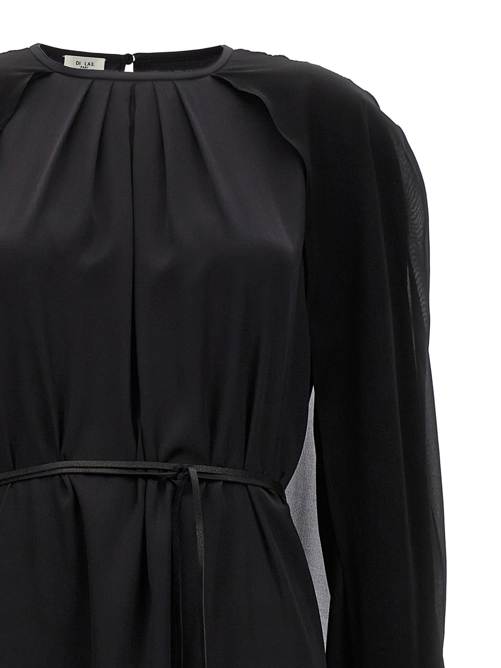 Black Silk Long Dress