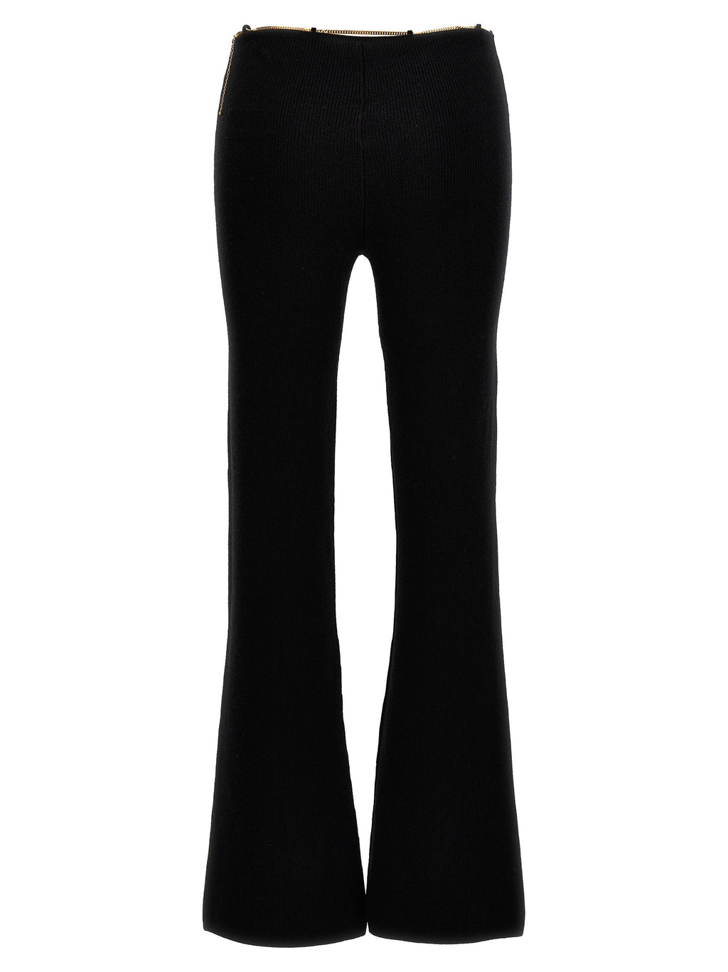 Black Wool Casual Pants