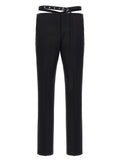Black Virgin Wool Dress Pants