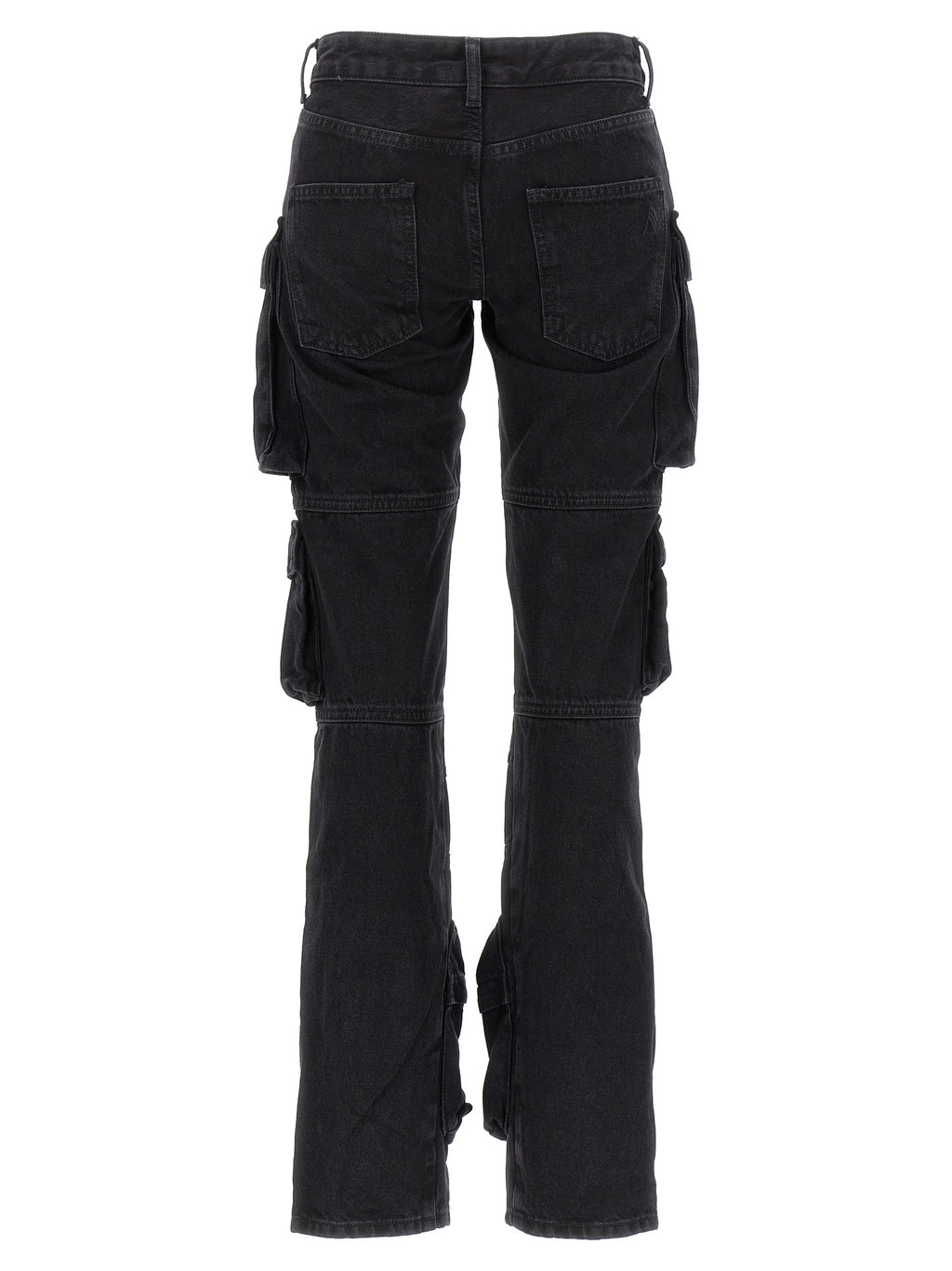 Black Cotton Cargo Pants