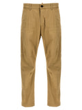 Beige Cotton Chino Pants